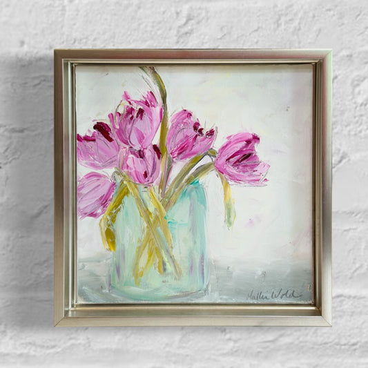 Tulips in Magenta II I9 x 9I