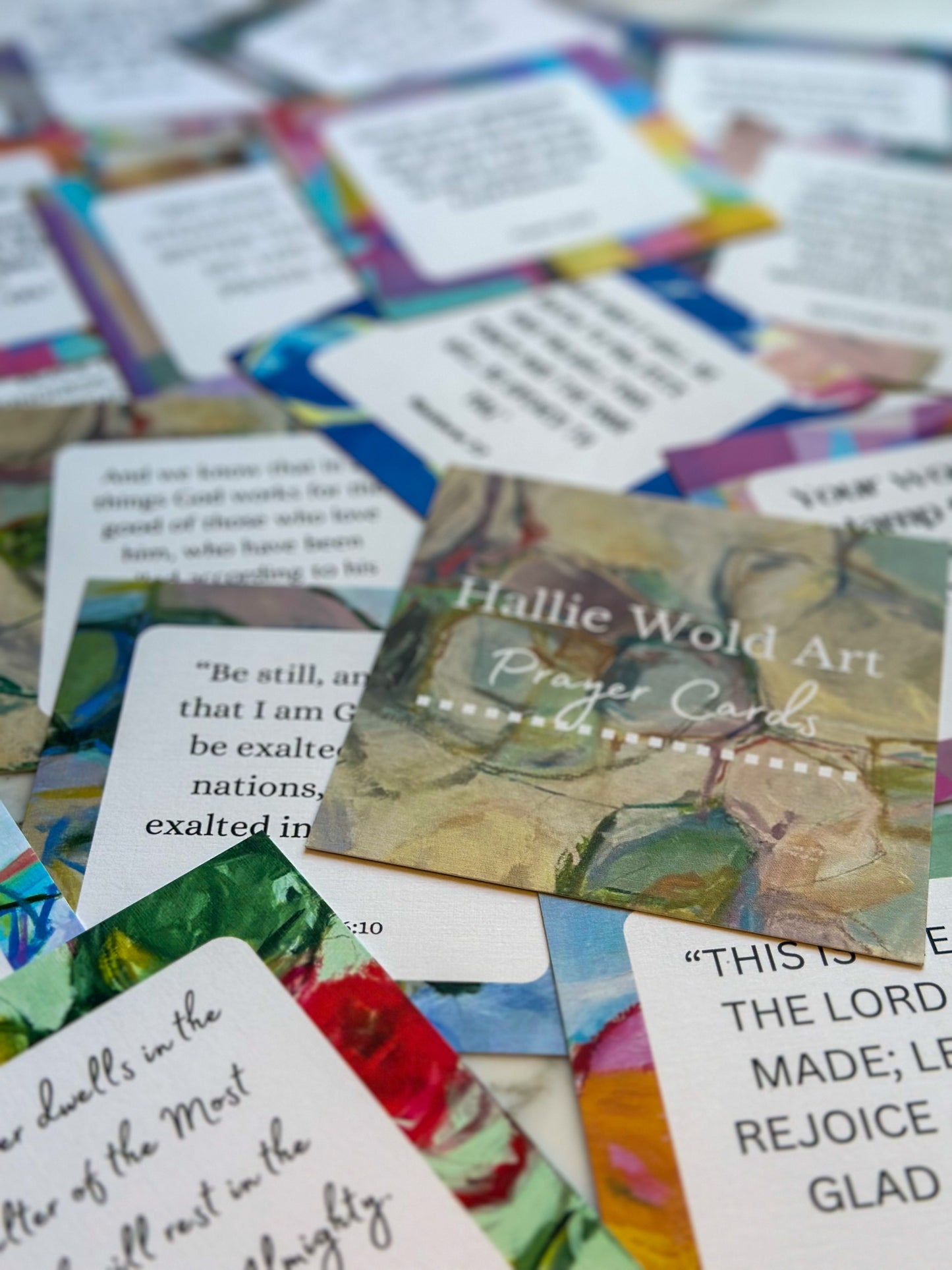 Hallie Wold Art Prayer Card Set