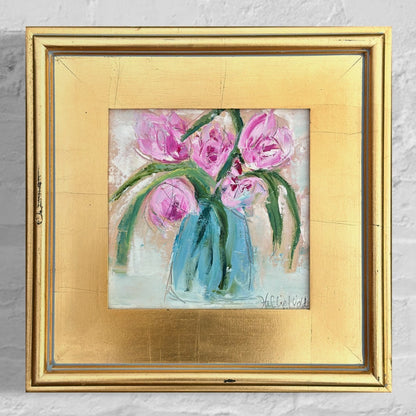 "Tulips in Magenta"  IFramed 8x 8I